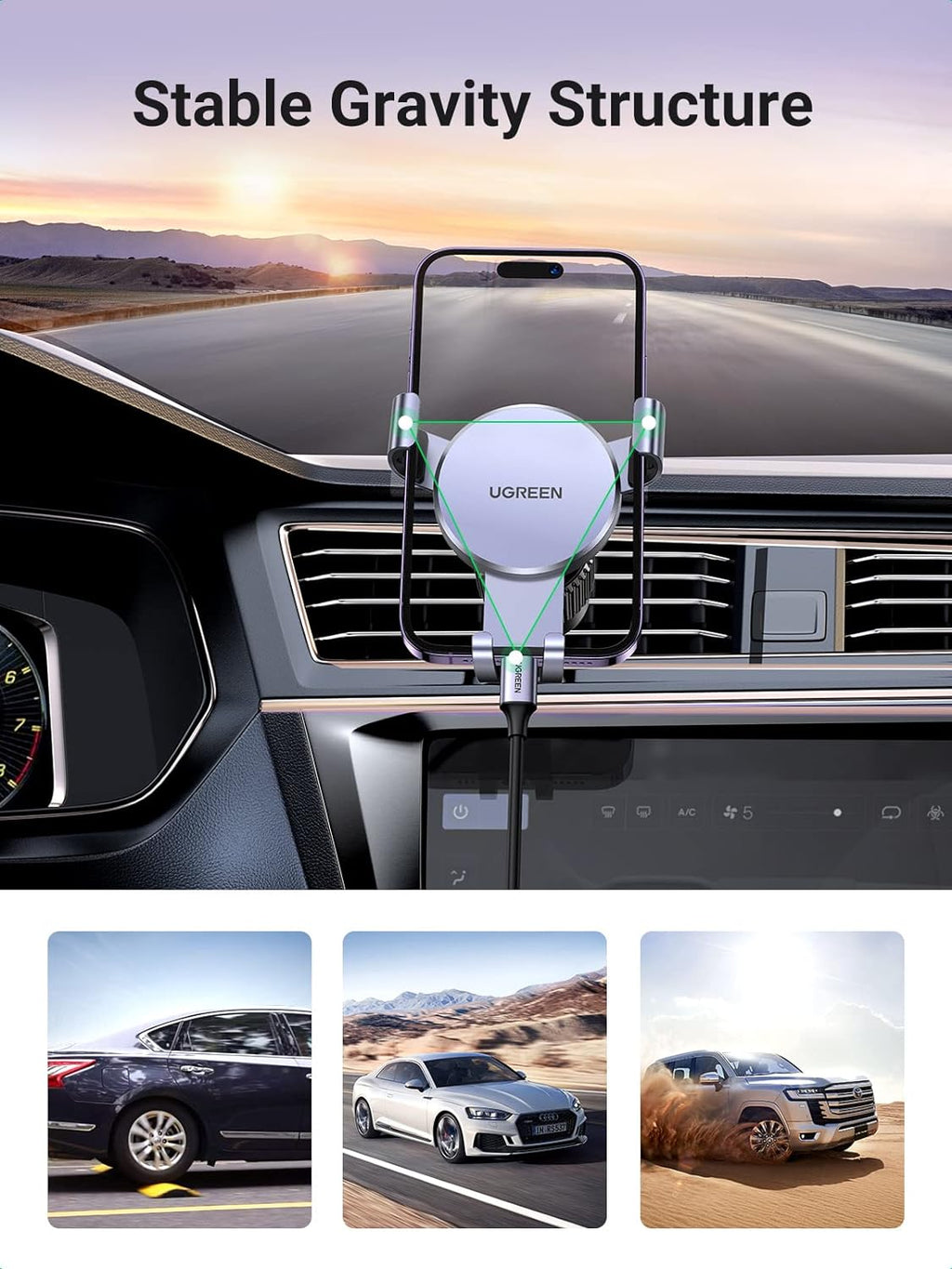 UGREEN Car Phone Holder